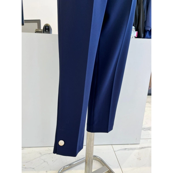 Sentez Paradise Paçası Düğmeli Pantolon