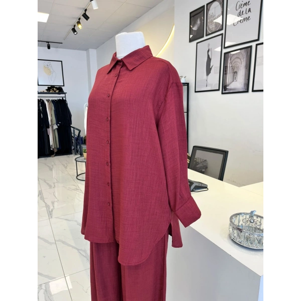 Merwish Bordo Malibu Takım