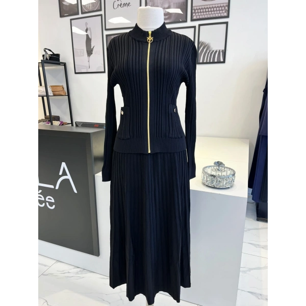 Missa Rayon Soğuk İplik Hermes Hırka Takım