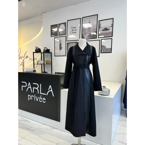 Orhan Store Fermuarlı Siyah Kap