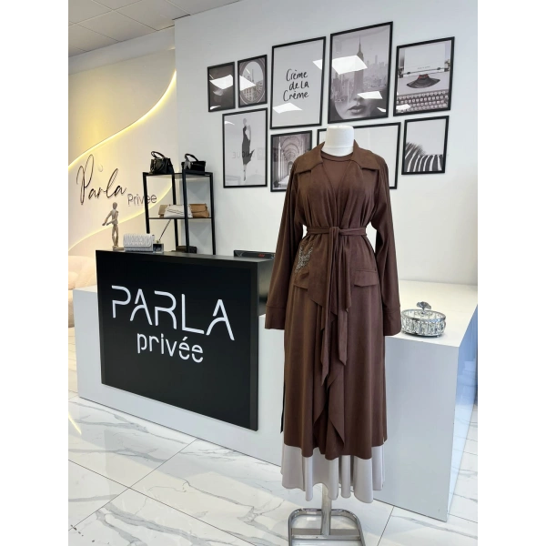 Orhan Store Nakış Detaylı Süet Kap