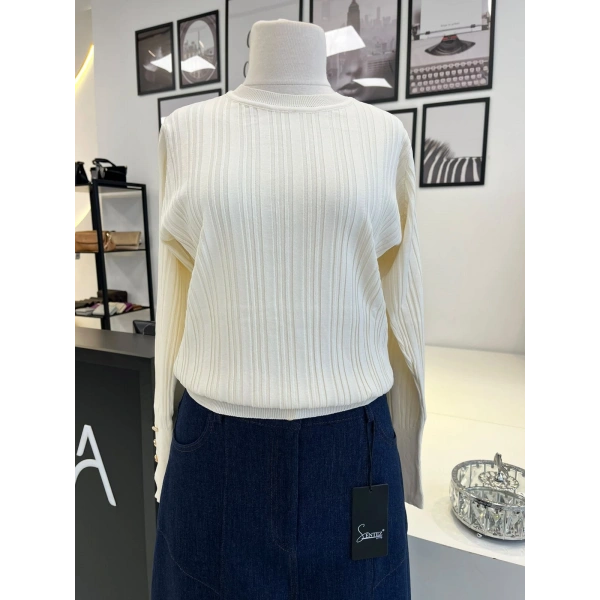 Orhan Store Fitilli Triko Tunik