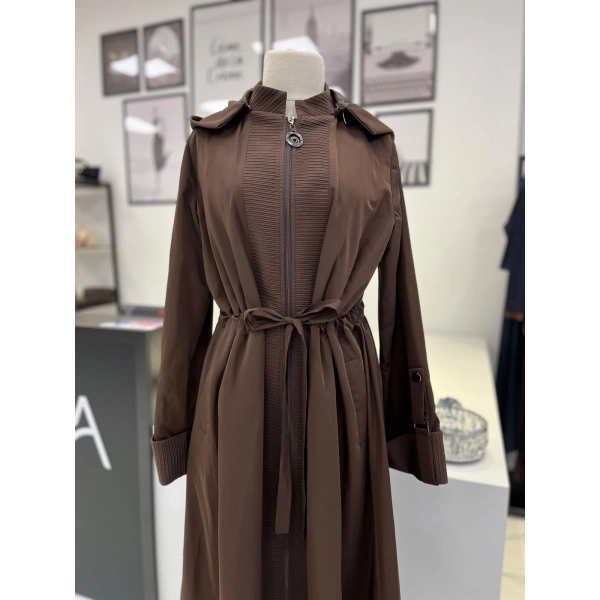 Orhan Store Beli Büzgülü Kahve Kap