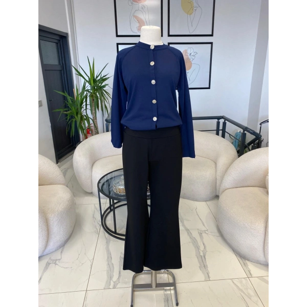 DULE BÜYÜK BEDEN ÇELİK PANTALON