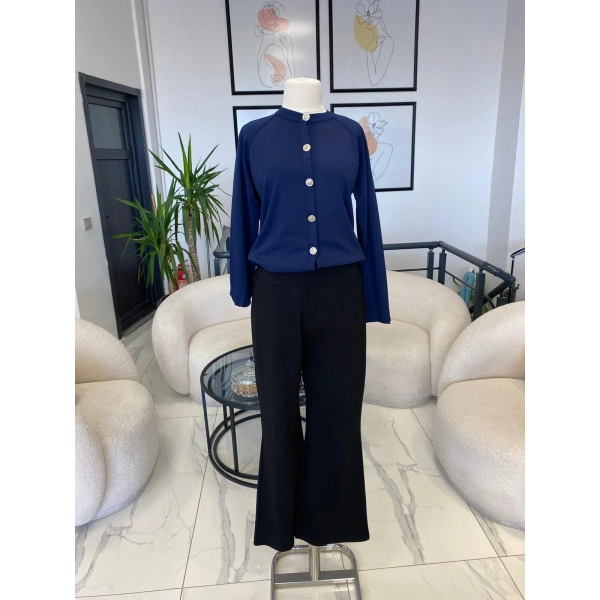 DULE BÜYÜK BEDEN ÇELİK PANTALON