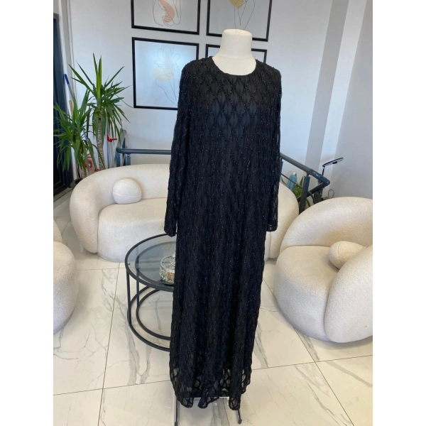 DULE BÜYÜK BEDEN ABİYE ELBİSE