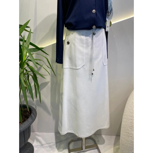 ELENA CEP DÜĞMELİ ETEK