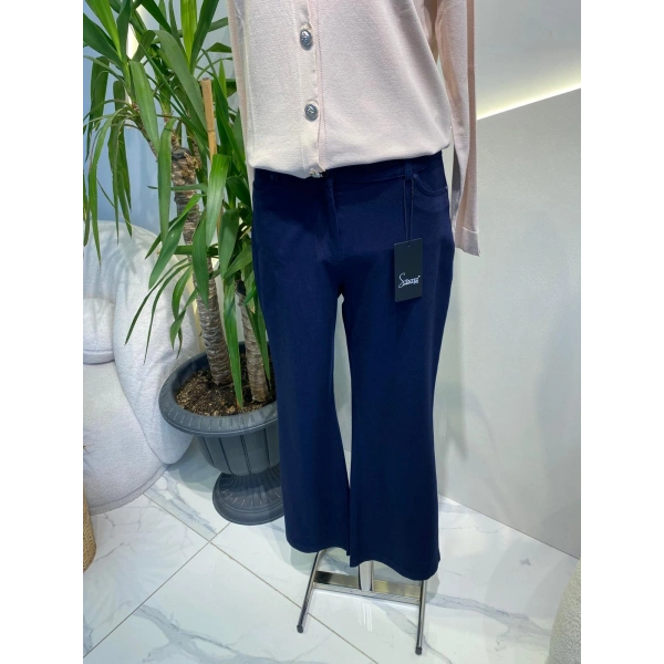 KANVAS İSPANYOL PAÇA PANTALON