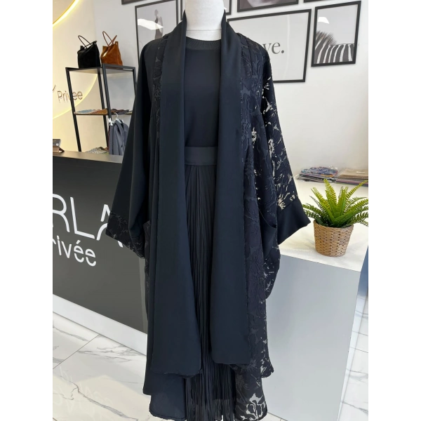 Levidor Desenli Abaya