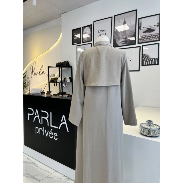 Micca Nuovo Arkası Pelerin Tunik