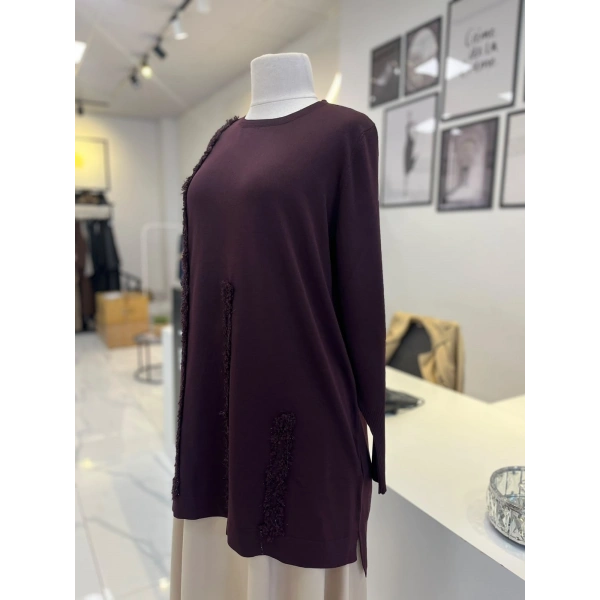 Missa Triko Akış Karadut Tunik