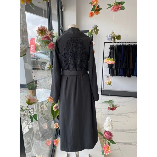 NURCAN ÇETİN ANTRASİT TRENÇ