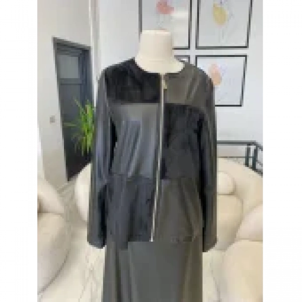 NURCAN ÇETİN DERİ CEKET ETEK TKM