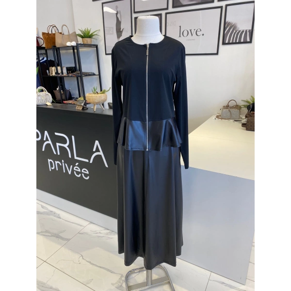 NURCAN ÇETİN DERİ ETEKLİ TAKIM