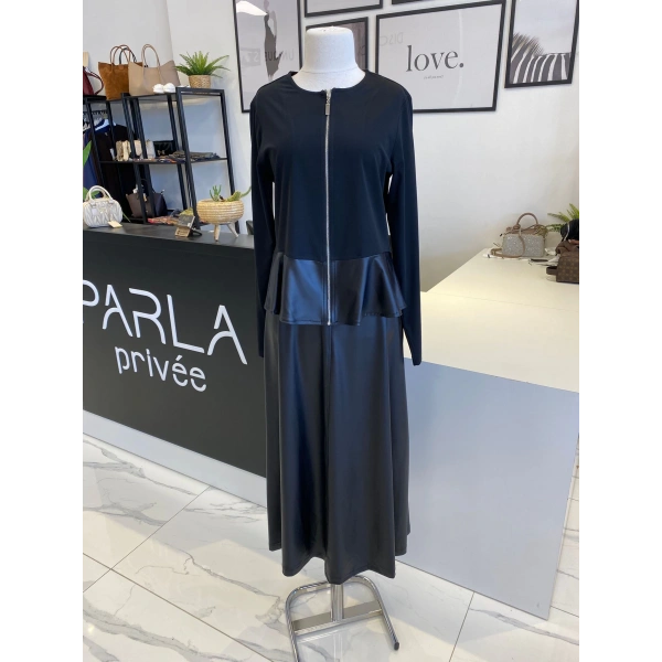 NURCAN ÇETİN DERİ ETEKLİ TAKIM