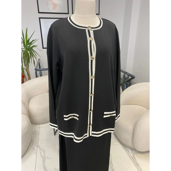 NURCAN ÇETİN DÜĞMELİ TRİKO TAKIM