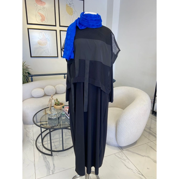 NURCAN ÇETİN ELBİSE SİYAH