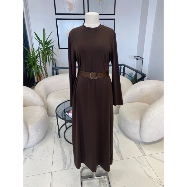 NURCAN ÇETİN FERMUAR DETAYLI ELBİSE