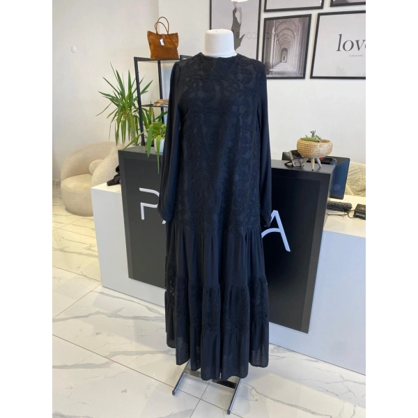 NURCAN ÇETİN GÜPÜRLÜ ELBİSE