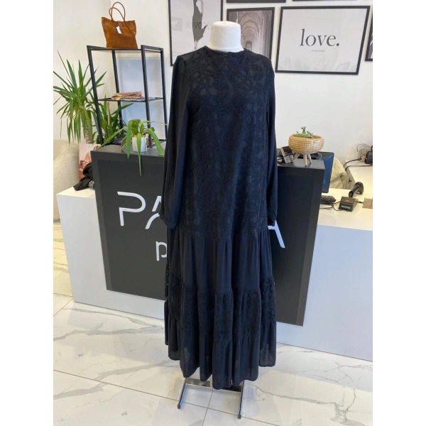 NURCAN ÇETİN GÜPÜRLÜ ELBİSE