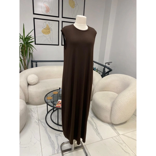 NURCAN ÇETİN SIFIR KOL ELBİSE