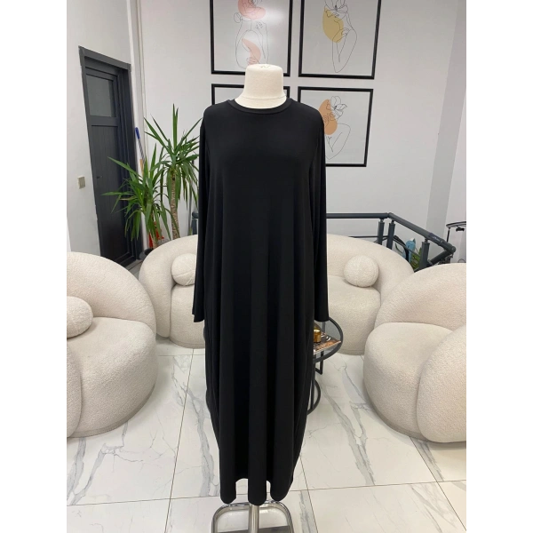 NURCAN ÇETİN SİYAH İÇ ELBİSE