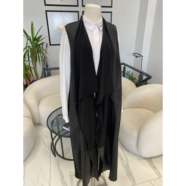 NURCAN ÇETİN SİYAH YELEK