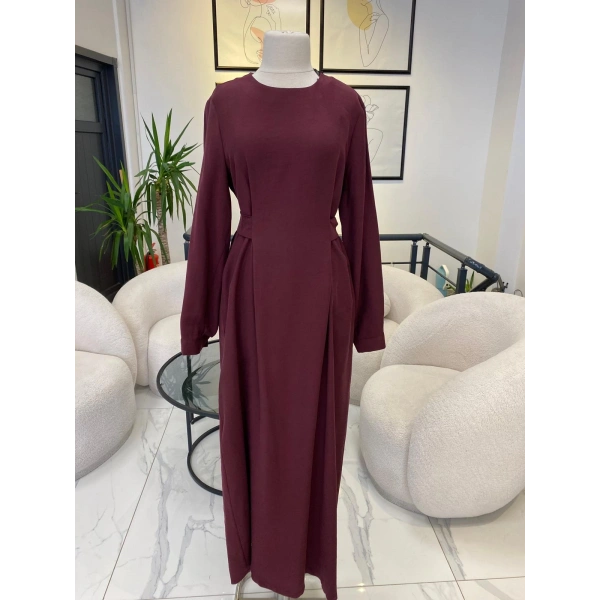 Nuss belden bağlamalı elbise