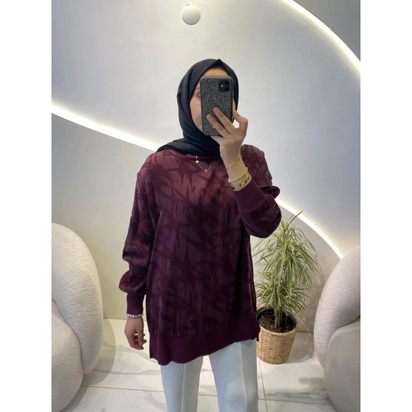 Nuss cupra desenli tunik