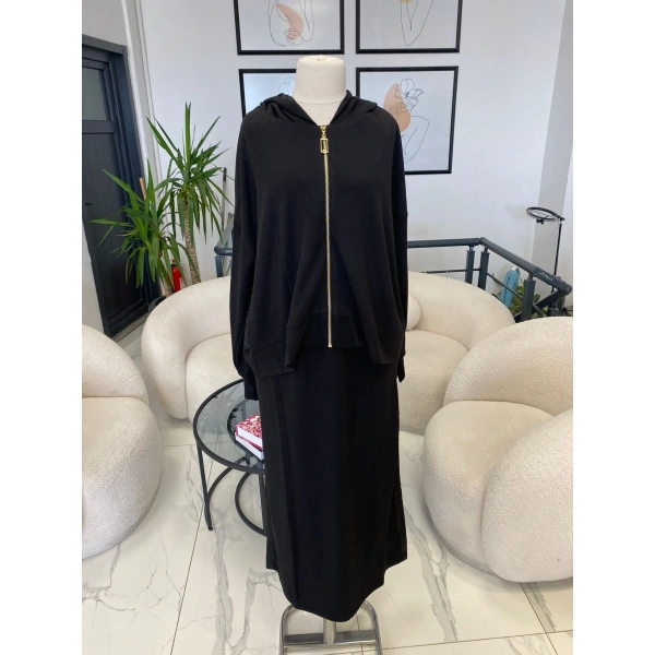 NUSS DESENLİ EŞOFMAN ETEK TAKIM