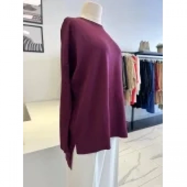 Nuss Düz Triko Tunik