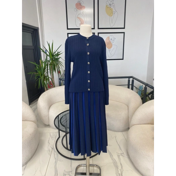 Nuss Kalın Çizgili Etekli