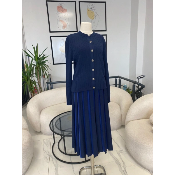 Nuss Kalın Çizgili Etekli