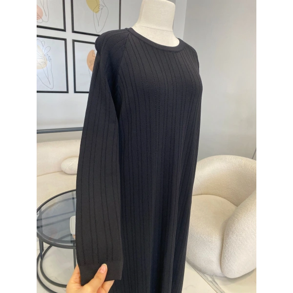 Nuss Kendinden Desenli Elbise