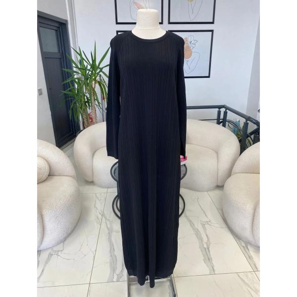 Nuss Kendinden Desenli Elbise