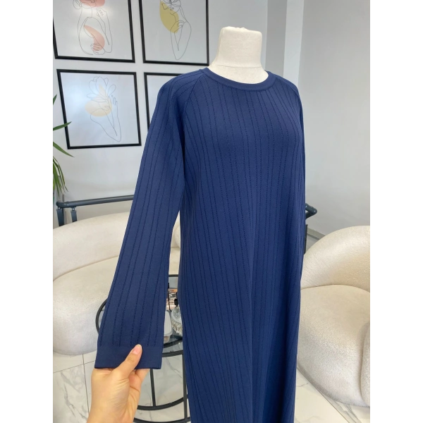 Nuss Kendinden Desenli Elbise