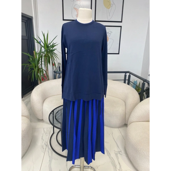 Nuss Orta kalın çizgili Tunikli Tkm