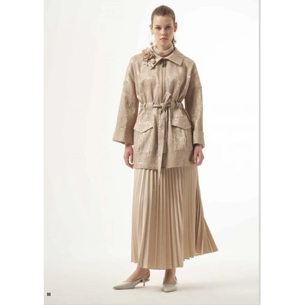 Nuss Pliseli Bej Etek