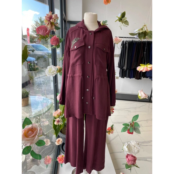 NUSS taş detaylı takım