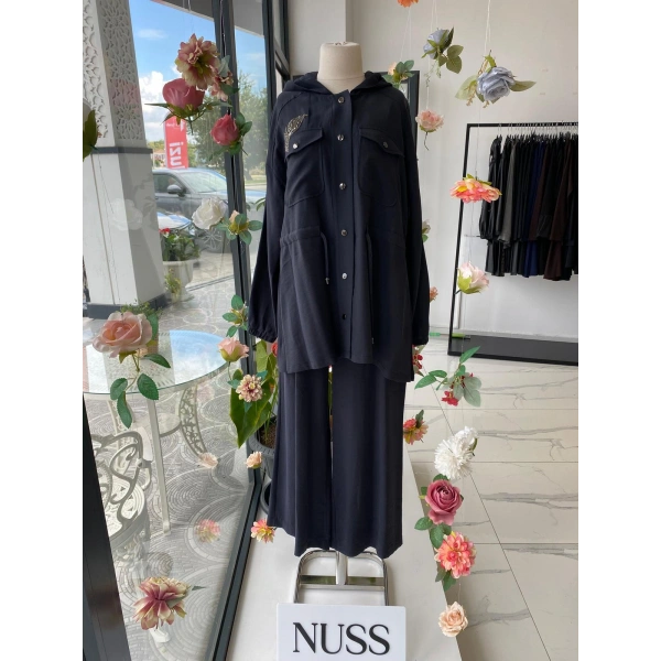 NUSS taş detaylı takım