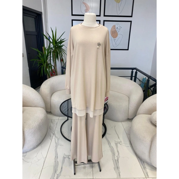 ORHAN STORE BEJ İKİLİ TAKIM