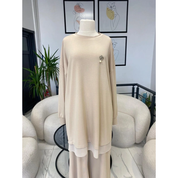 ORHAN STORE BEJ İKİLİ TAKIM