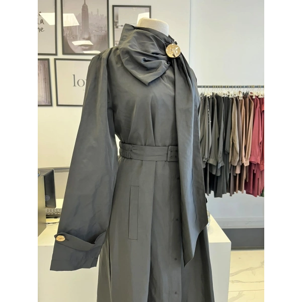 Orhan Store Gold Düğme Detaylı Kap