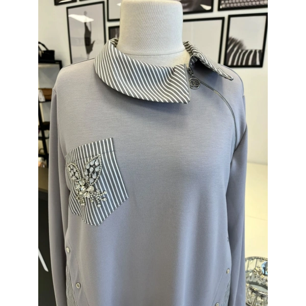 Orhan Store Gri Pantolonlu Takım