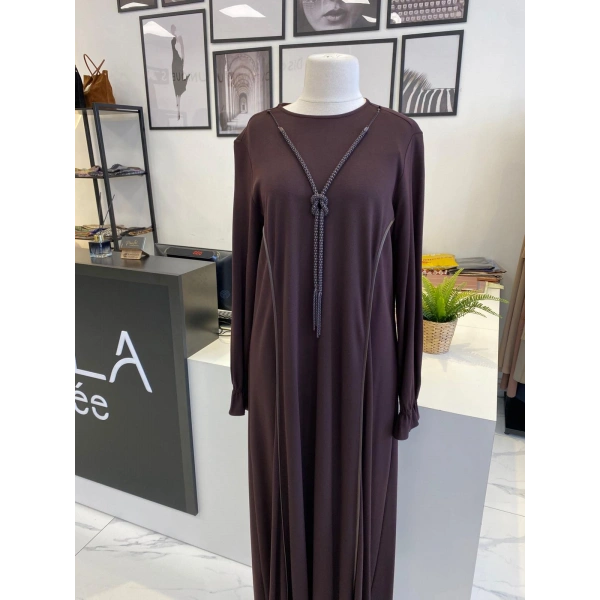 Orhan Store Kahverengi Elbise