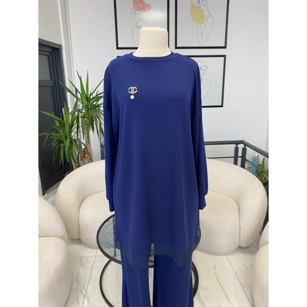 ORHAN STORE LACİVERT İKİLİ TAKIM