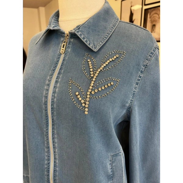 OTTO DESİGEN Denim Taşlı Etekli Takım