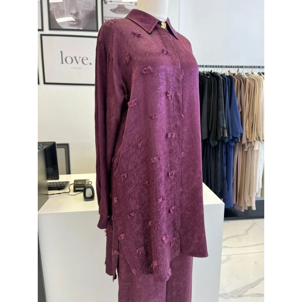 Otto Desigen Gold Düğme Detaylı Pantolonlu Takım