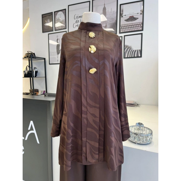 Otto Desigen Jakar Pantolonlu Takım