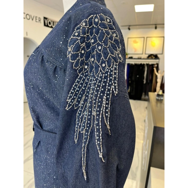 Otto Desigen Omuzdan Taşlı Üçlü Takım